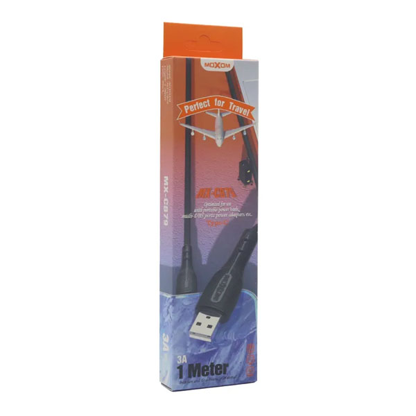 USB kabal MOXOM MX-CB79 Type C crni.